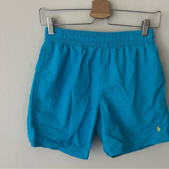 Polo Ralph Lauren Mens Lined Swim Trunks - Blue/Yellow XS - Picture 2 of 9